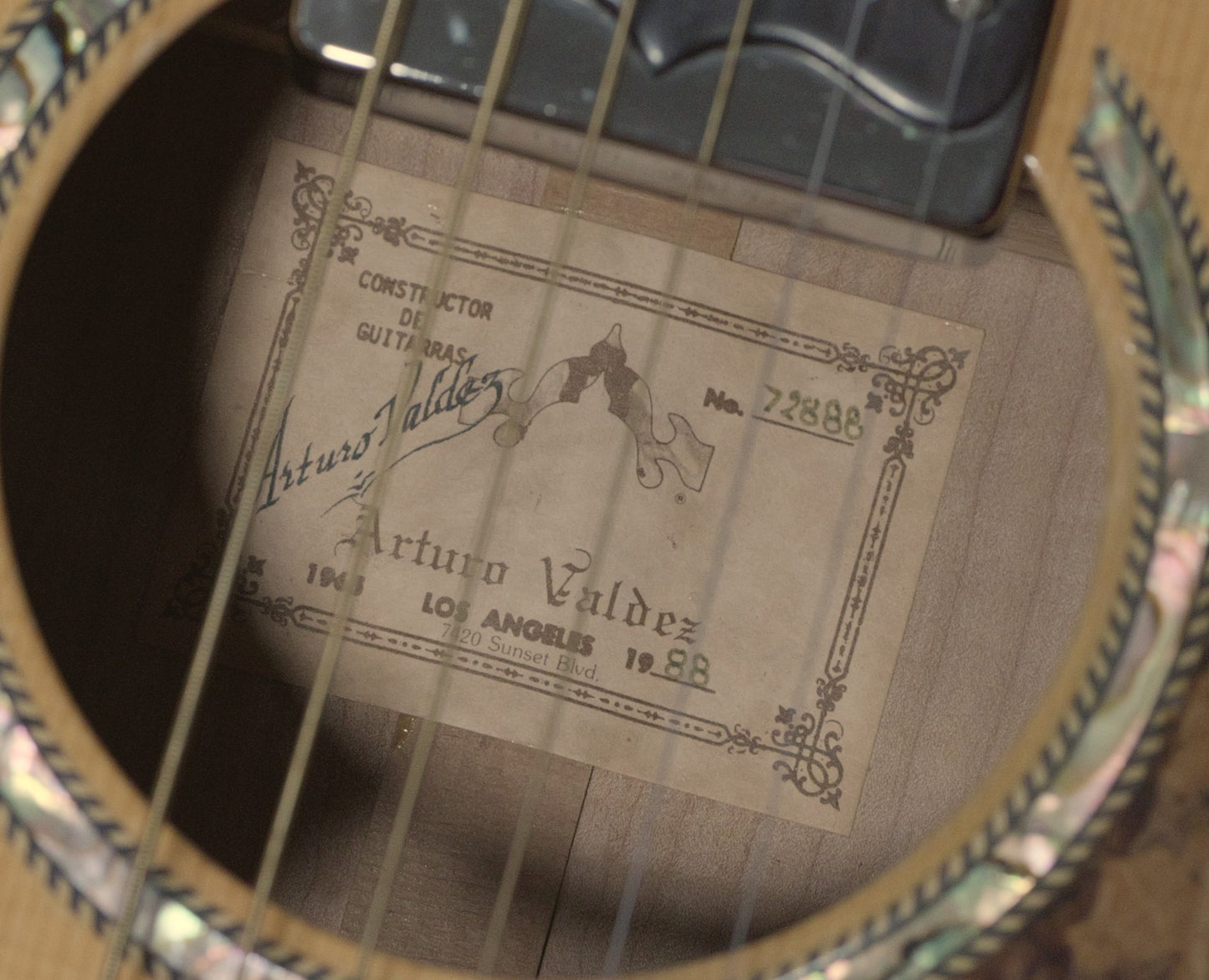 Arturo Valdez 1988 Custom Maple