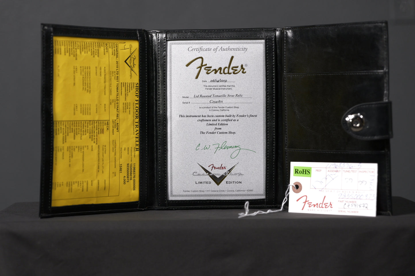 Fender LTD Roasted Tomatillo Stat Relic 2019