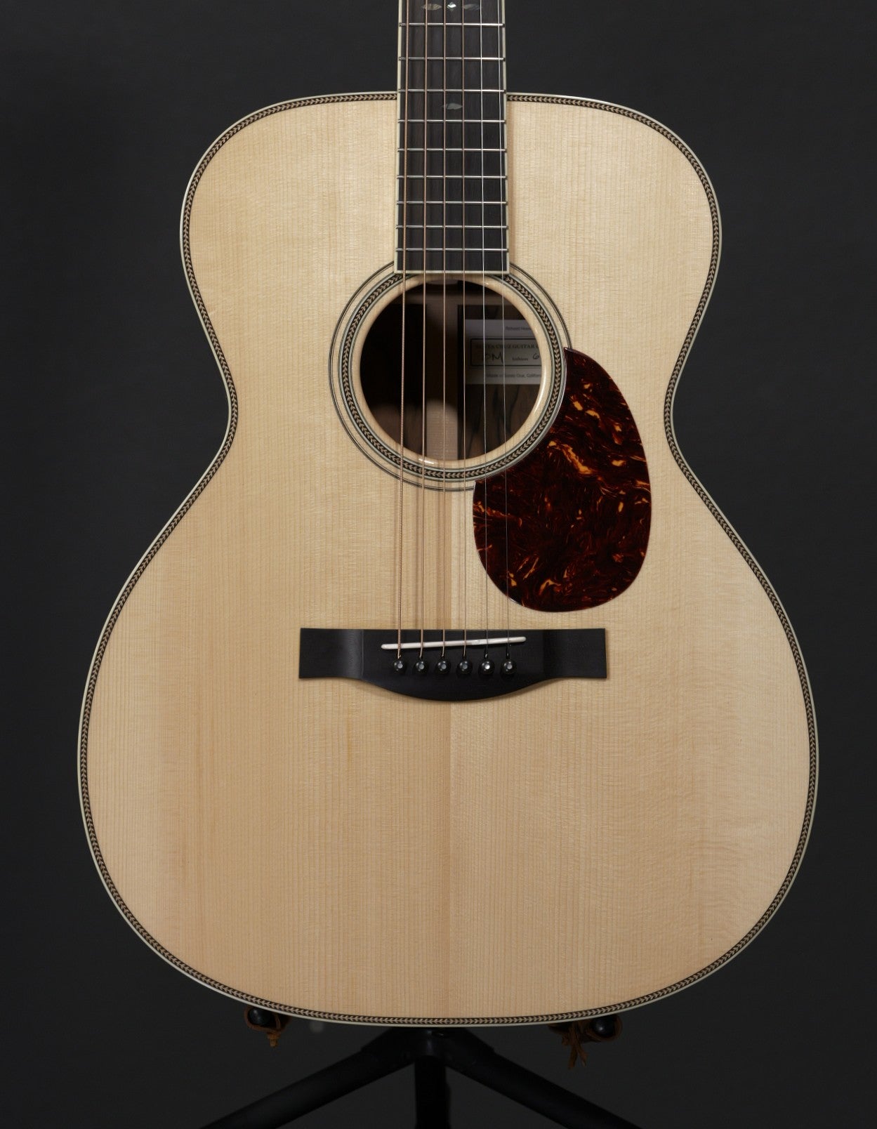 Santa Cruz OM Mun Ebony & Adirondack Spruce