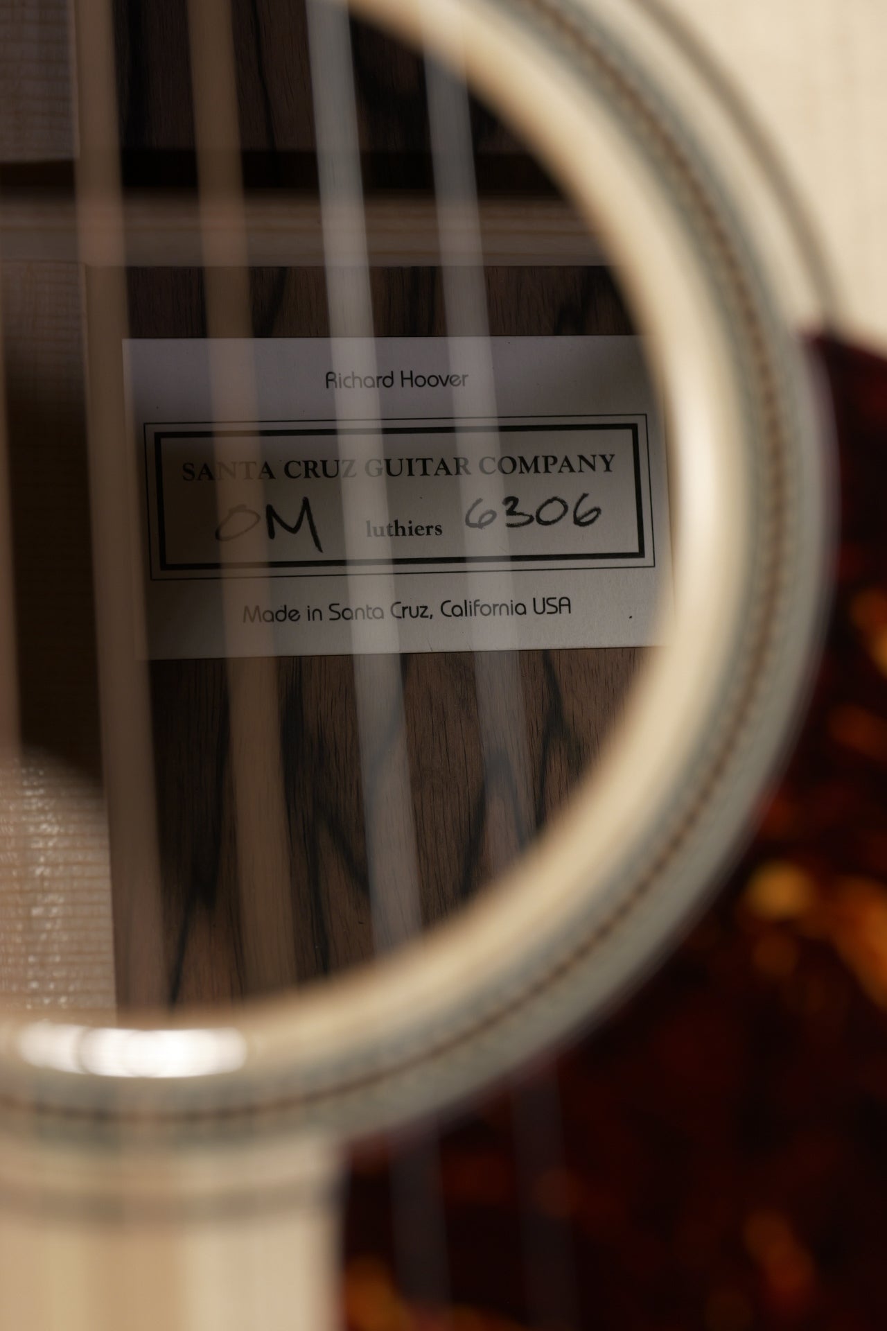 Santa Cruz OM Mun Ebony & Adirondack Spruce