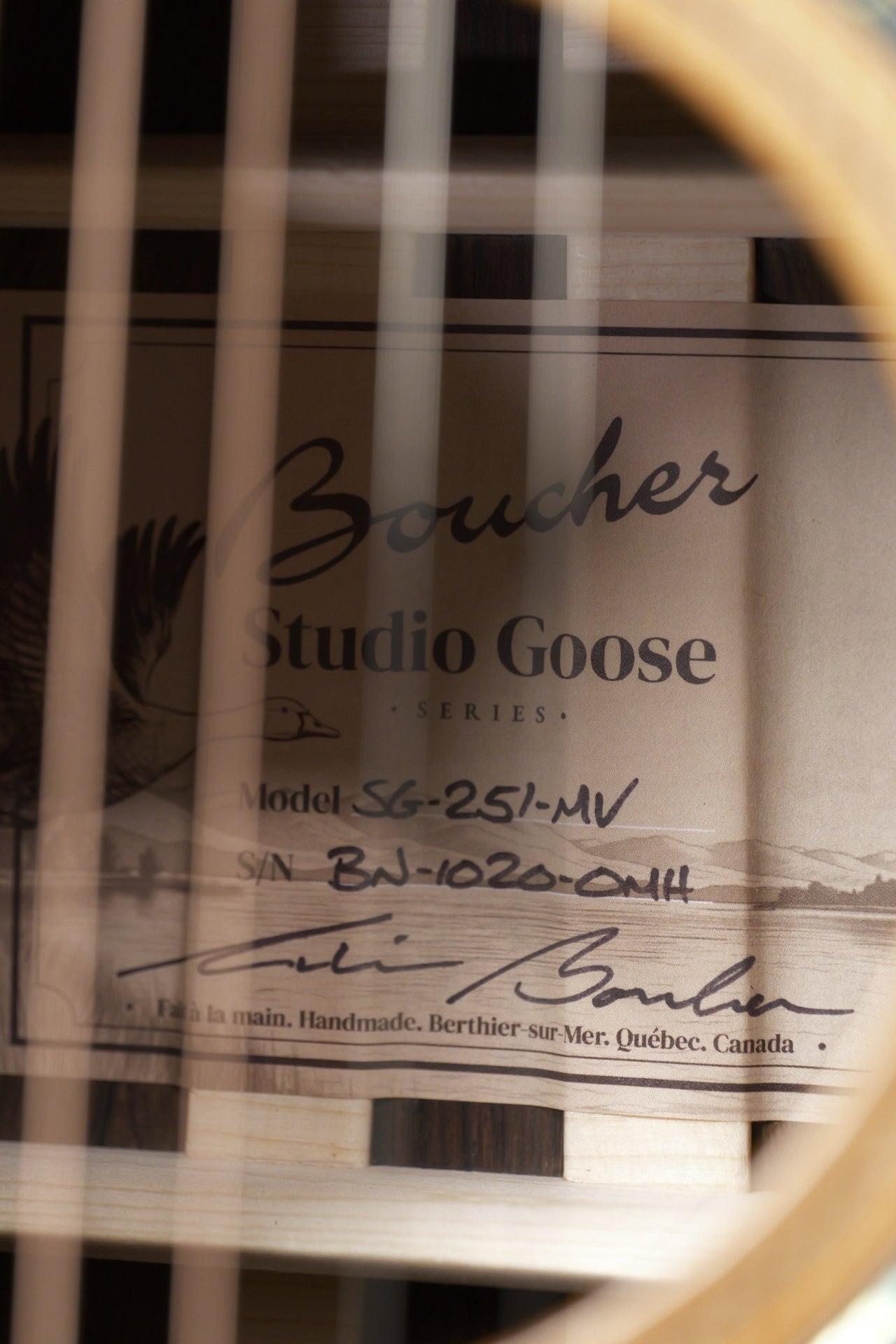 Boucher SG-251-MV Brazilian Rosewood