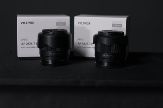 Viltrox AF 25mm f1.7 Air E & 56mm F1.7