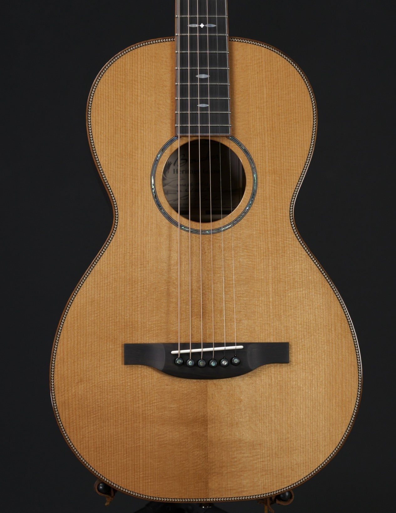 Boucher HG-194-U Ebony & Torrefied Adirondack Spruce