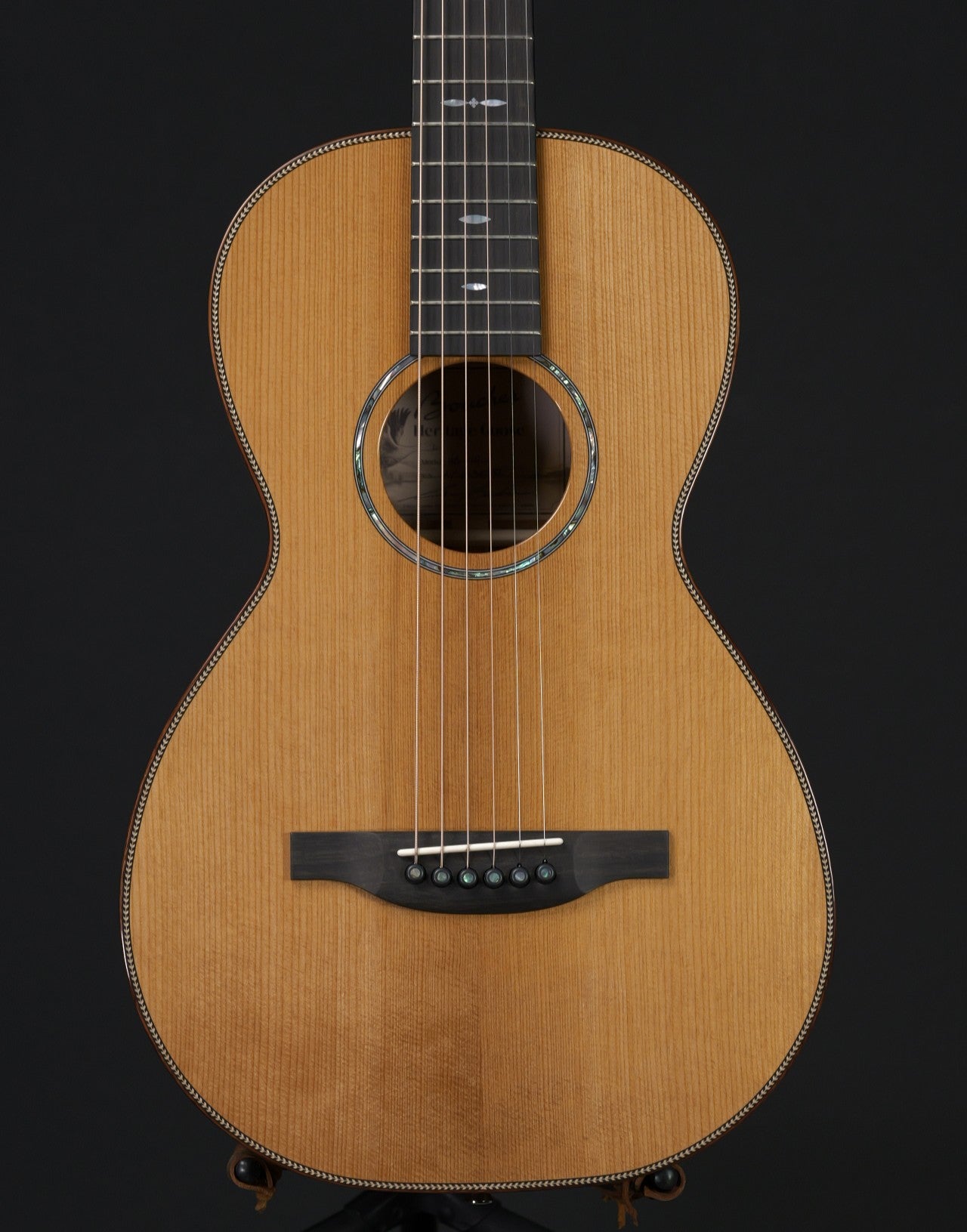 Boucher HG-44-M Mahogany & Torrefied Adirondack