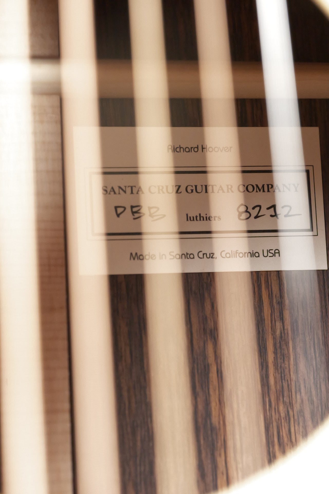 Santa Cruz Baritone East Indian Rosewood