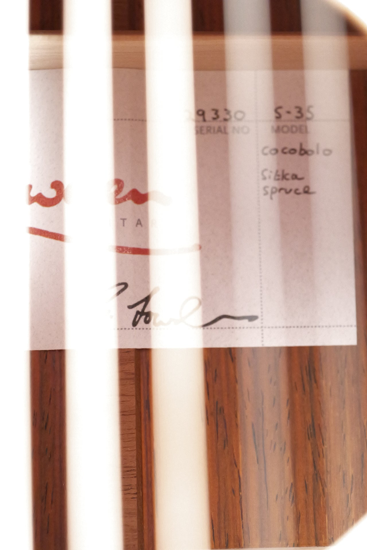Lowden S-35 Cocobolo