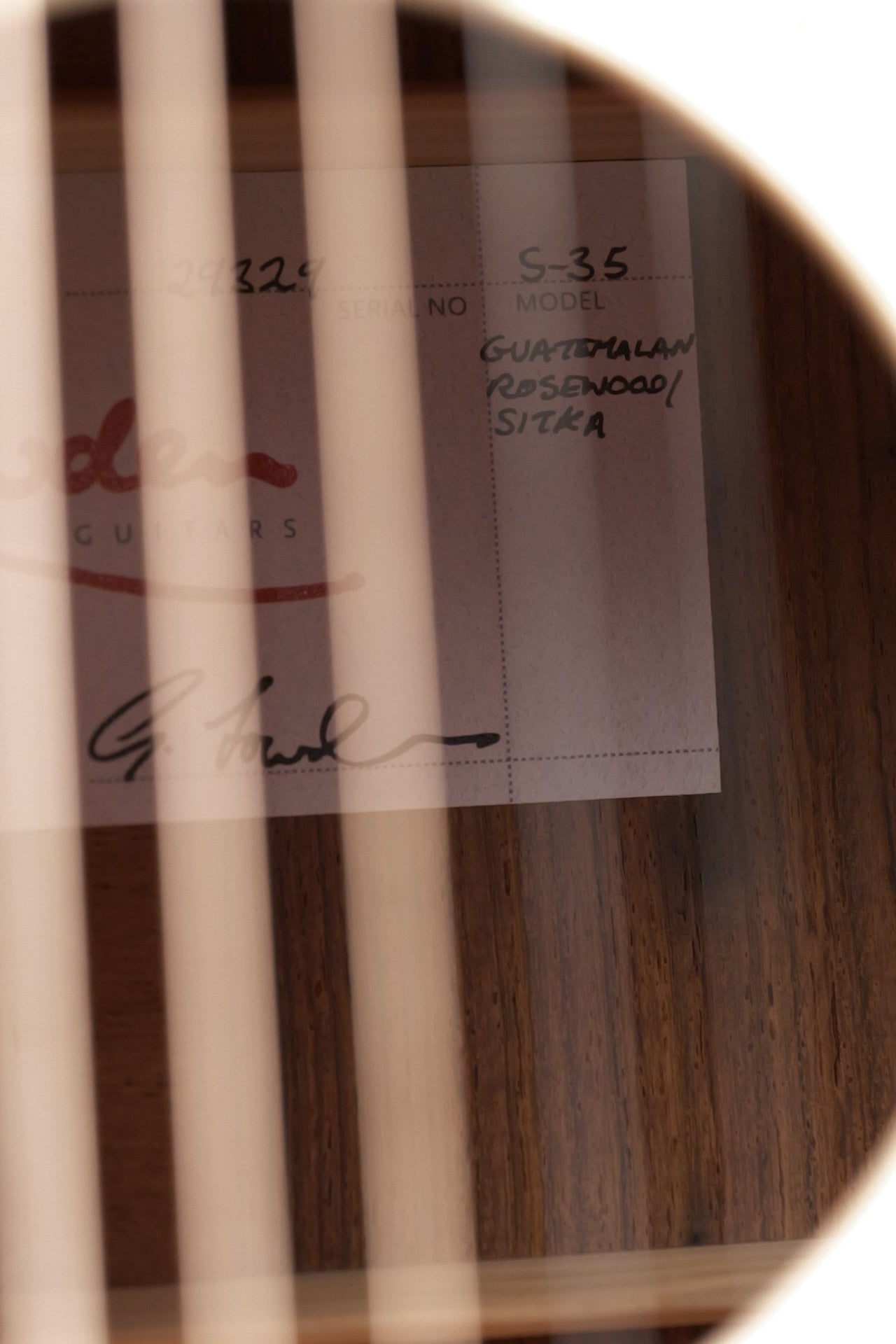 Lowden S-35 Guatemalan Rosewood